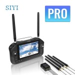 SIYI UniRC 7 Pro Station au sol portable double fréquence 2.4/5 GHz Écran tactile haute luminosité 7 pouces 1080P 4K numérique